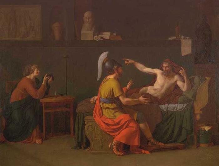 AUGUSTIN, Jacques-Jean-Baptiste Anaxagoras and Pericles Germany oil painting art